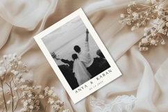 Elegant Minimalist Photo Wedding Invitation Template Canva Product Image 3