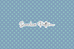 Blue Polka Dot Seamless Pattern Product Image 6