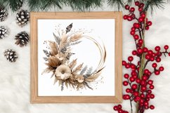 Cozy Boho Christmas Sublimation Clipart, Christmas PNG Product Image 3