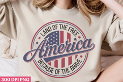 America Land of the PNG, 4th Of July Sublimation PNG Product Image 3