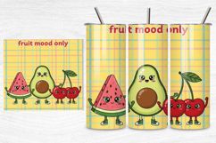 Fruit Mood Tumbler Wraps,20 oz Fruit Tumbler PNG Design Product Image 2