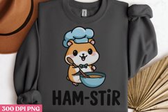 Ham-stir PNG, Funny Animal Puns Sublimation PNG Product Image 3