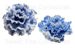 Blue Toile, Ephemera, PNG, Clipart, Junk Journal, flowers Product Image 3