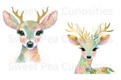 Christmas, Reindeer, Ephemera, PNG, Clipart, Junk Journal Product Image 3