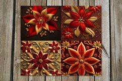Embroidery | 8 quadro skinny tumbler Sublimation designs Product Image 3