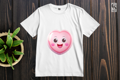 Cute Heart Candy Clipart Sublimation PNG Product Image 2