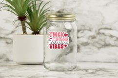 Thick thighs valentine vibes Sticker, Skeleton Valent Product Image 3