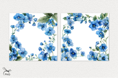 Floral digital paper, background clipart Product Image 3