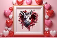 Valentine Broken Heart Animal Clipart, Valentines Couple Product Image 3