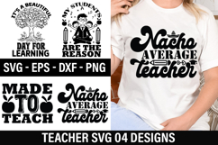Teacher SVG Design - My Students Are The Reason Product Image 1
