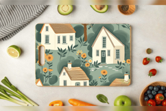 Country Cottagecore Cutting Boards sublimation Design Product Image 3