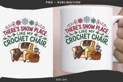 Christmas crochet png design for T-shirts Product Image 3