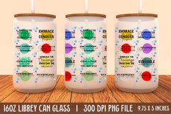 Motivational 16oz Can Glass Wrap, Libbey Can Wrap Product Image 1