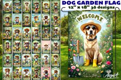 Dog Garden flag sublimation bundle, funny garden sayings PNG Product Image 4