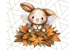 Fall Fairy Animal Clipart PNG, Woodland Creatures With Wings Product Image 3