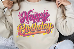 Happy Birthday Sublimation PNG Product Image 3