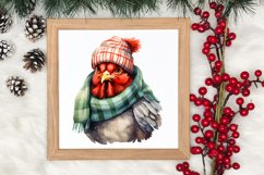 Christmas Farm Animals Sublimation Clipart Product Image 3