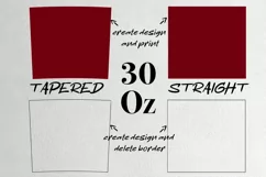 Skinny Tumbler and Mug Sublimation templates, 20 and 30 OZ Product Image 3