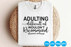 Sarcastic quotes SVG Design, Funny quotes svg design Product Image 1