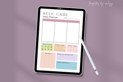Free Self-Care Daily Planner Template | Printable Wellness Product Image 3