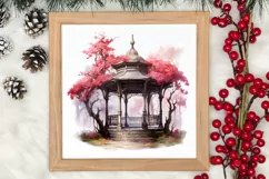 Christmas Castle Clipart Sublimation, Christmas PNG Product Image 3
