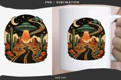Roswell road trip png design for T-shirts Product Image 3