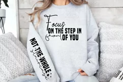 Focus on the step in front of you Sassy SVG PNG Product Image 3