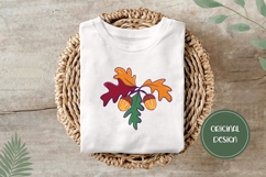 Oak Leaf Illustration, Acorn PNG, Autumn Print Product Image 3