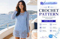 Flower Lace Tunic Crochet Pattern PDF Product Image 5