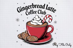 Gingerbread latte coffee club PNG Product Image 1