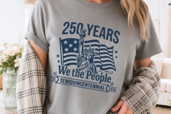 We The People Svg, USA 250th Anniversary Svg, Patriotic Svg. Product Image 4