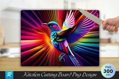 3D Bird Cutting Board Sublimation Design Product Image 1