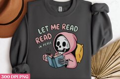 Let me read in peace PNG, Iced Coffee Sublimation PNG Product Image 3