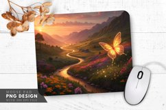 Fairytale Valley Glow Mouse Pad PNG Design Product Image 1
