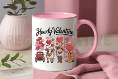 Howdy Valentine ,Western Valentines Day Sublimation PNG Product Image 3
