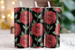 Rose Flowers Tumbler Wrap | Sublimation | Tumblers Product Image 1