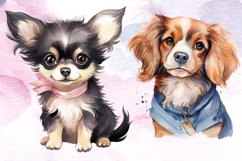 Watercolor Dog Cute Puppies Clipart Bundle, Watercolor Dog Product Image 4