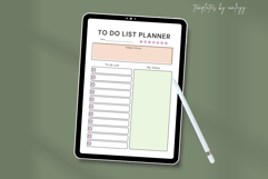Cute To-Do List Planner Template | Printable Daily Organizer Product Image 3
