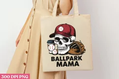 Ballpark Mama PNG, Baseball Mama Sublimation PNG Product Image 1