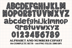 Construction Alphabet Clipart, construction letters doodle Product Image 3