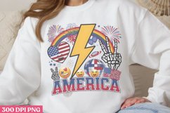 America PNG, 4th Of July Sublimation PNG Product Image 3