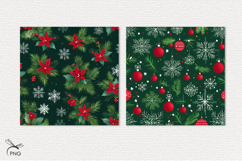 Christmas digital paper, background clipart Product Image 3