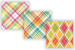Bright Summer Plaid Digital Paper, Seamless Multicolor Product Image 3