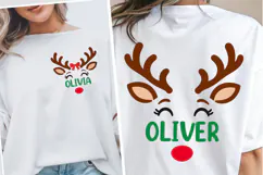 Personalized Kids Christmas PNG, Funny Christmas PNG, Deer Product Image 4