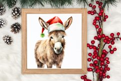 Christmas Farm Animals Sublimation Clipart Product Image 2