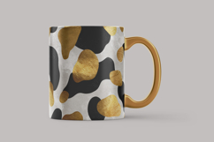 Gold Black Spots Digital Paper Product Image 3