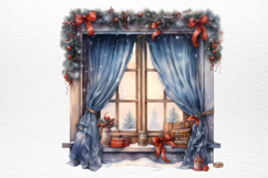 Christmas Window Sublimation Clipart PNG Product Image 3
