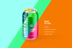 Classic 330ml Aluminium Can Mockup Product Image 3