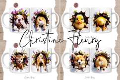 Funny Spring Animals Break Through Mug Wrap Bundle Product Image 6