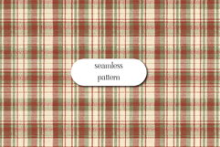 Rustic Tartan Seamless Pattern | Vintage Plaid Digital Paper Product Image 1
